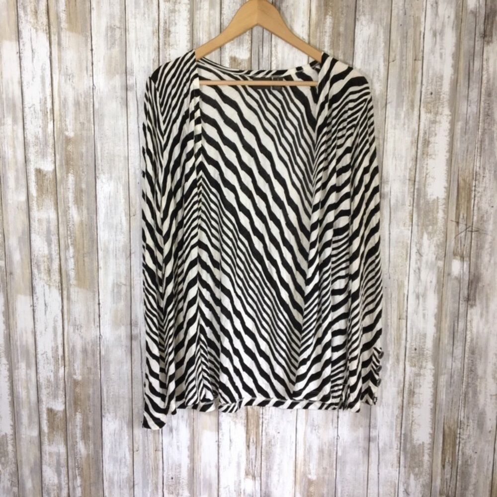 Chico’s Striped Light Weight Cardigan